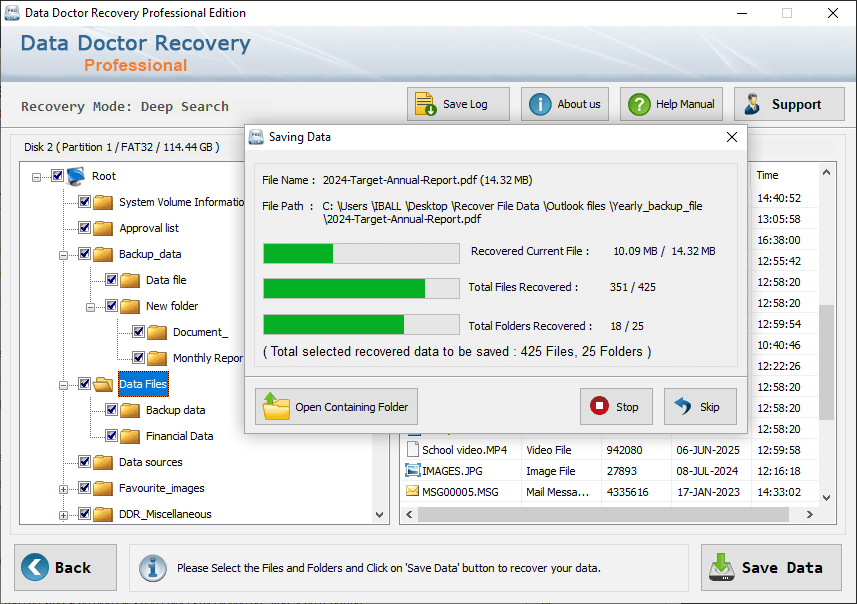 Professional Files Restore